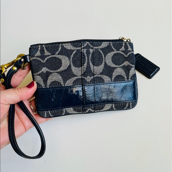 Coach Handbags - COACH Coin Purse Denim Blue